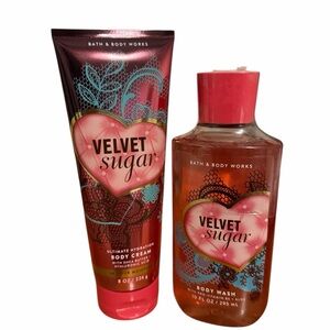 Bath & Body Works Velvet Sugar Body Cream and Wash